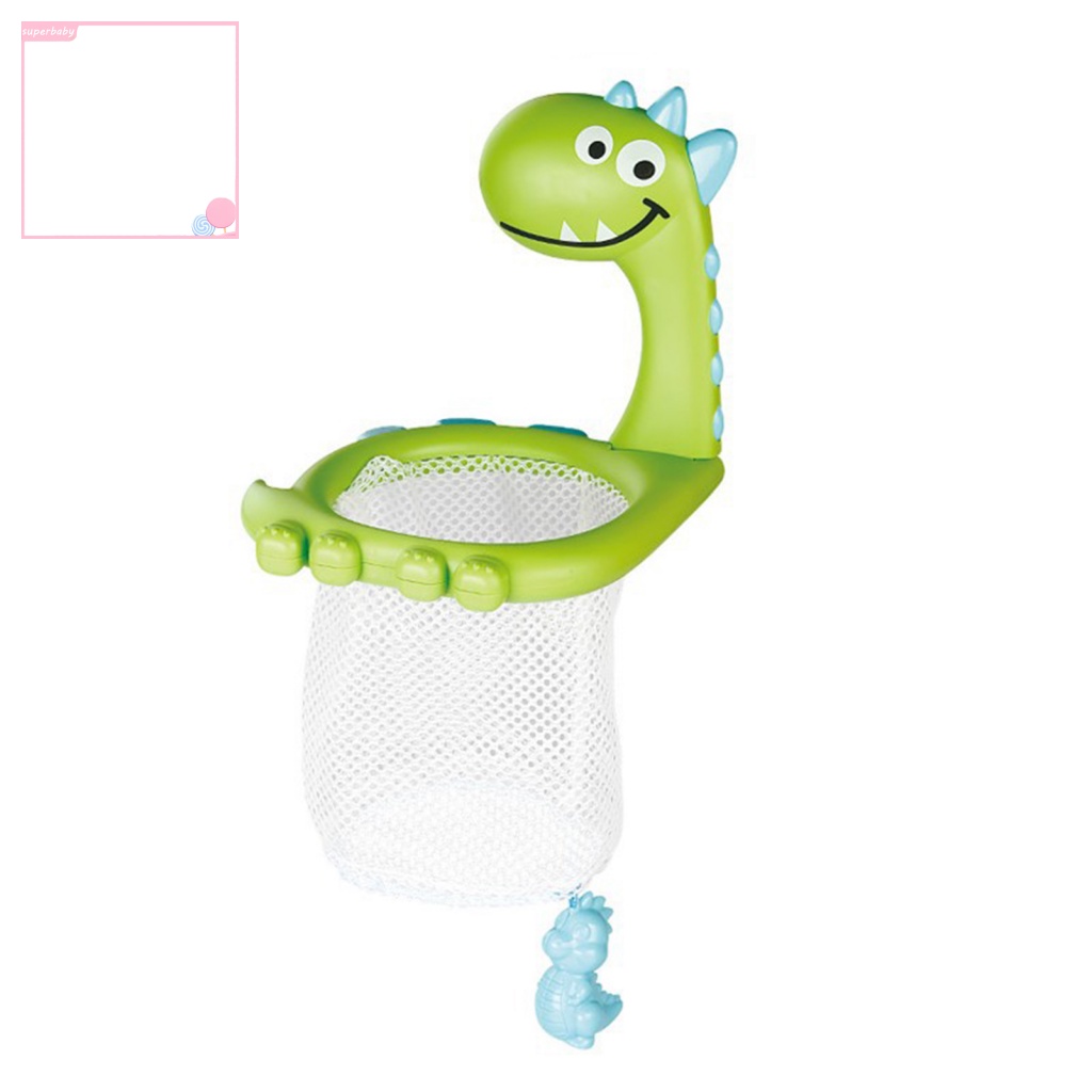 Túi Lưới Đựng Đồ Chơi Cá Mập / Khủng Long Hoạt Hình Cho Bé Khi Tắm