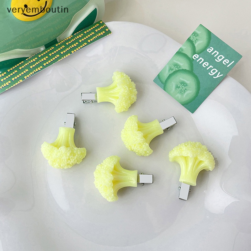1 Kẹp Tóc Hình Rau Củ Mini Dễ Thương Cho Bé Gái