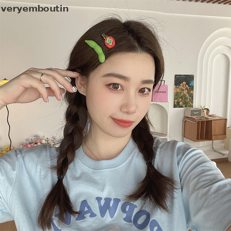 Kẹp Tóc Hình Trái Trứng Hấp Mềm Mại Vui Nhộn Cho Bé Gái