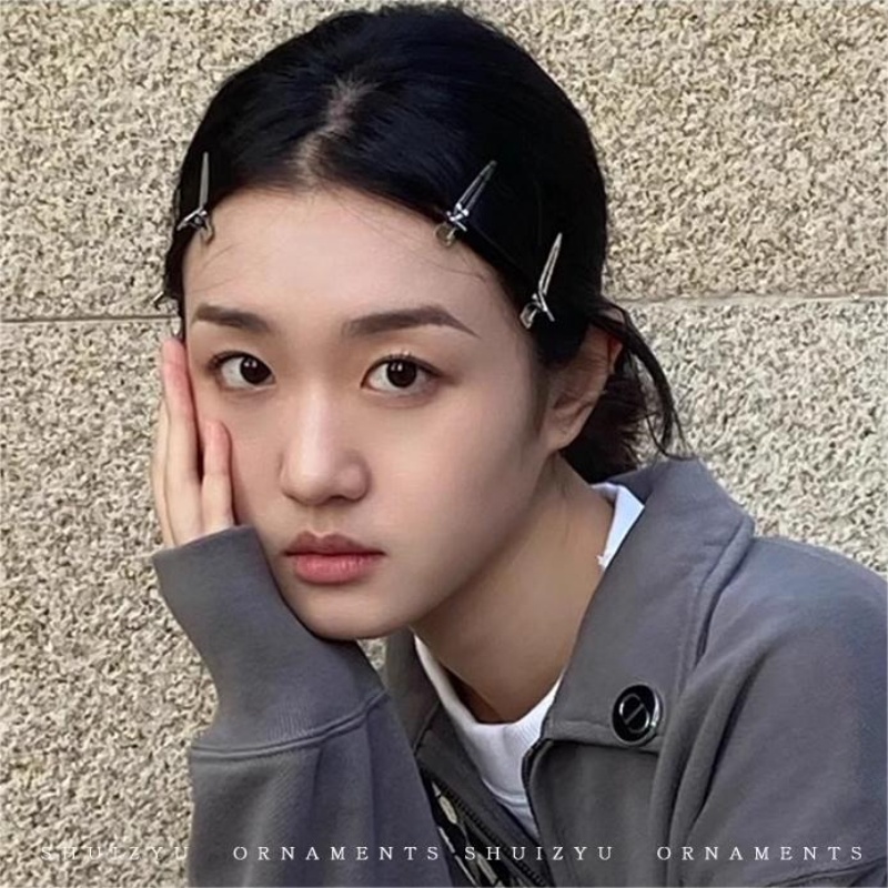 Kẹp Tóc Màu Bạc Thời Trang Hàn Quốc Dành Cho Nữ