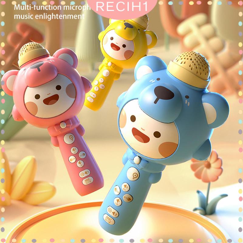 Máy Hát Karaoke Cầm Tay Có Đèn LED Cho Trẻ Em Và Người Lớn