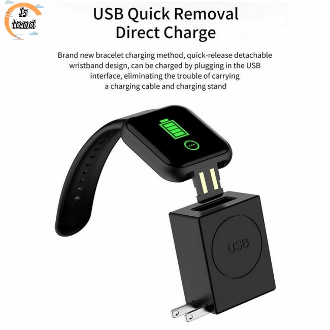 Đồng Hồ Thông Minh Chống Nước Ip67 Theo Dõi Sức Khỏe Kết Nối Bluetooth Cho Ios Android