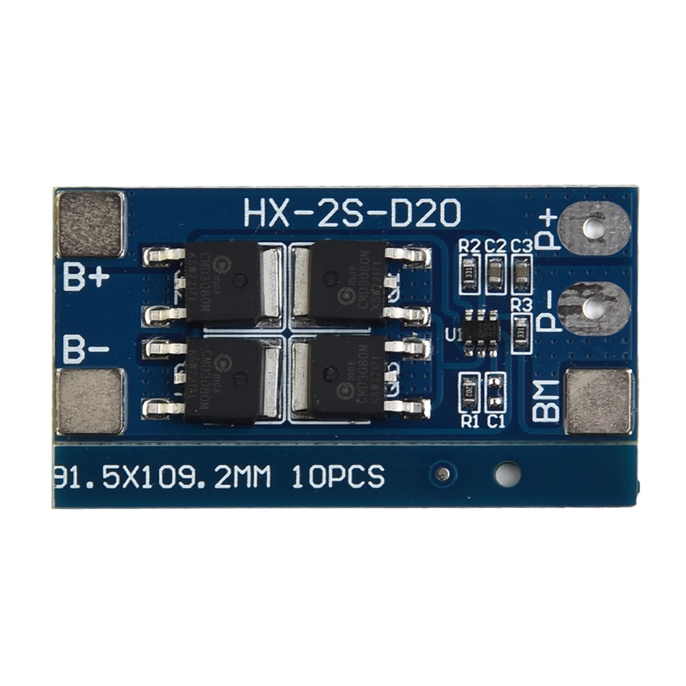 Hx Bảng Mạch Bảo Vệ Pin Lithium 2S D20