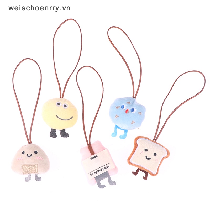 Nhãn Dán Trang Trí Túi Xách / Túi Xách Hình Bánh Mì / Trứng / Búp Bê Nhồi Bông Chống Thất