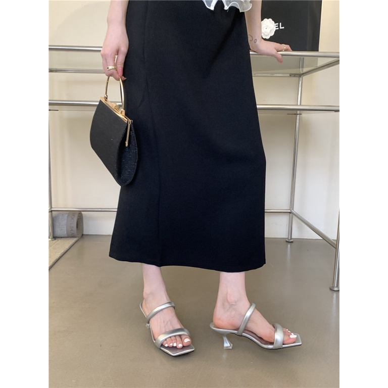 Sandal Cao Gót Hở Ngón Thiết Kế Mới Thời Trang Mùa Hè 2023 Dành Cho Nữ