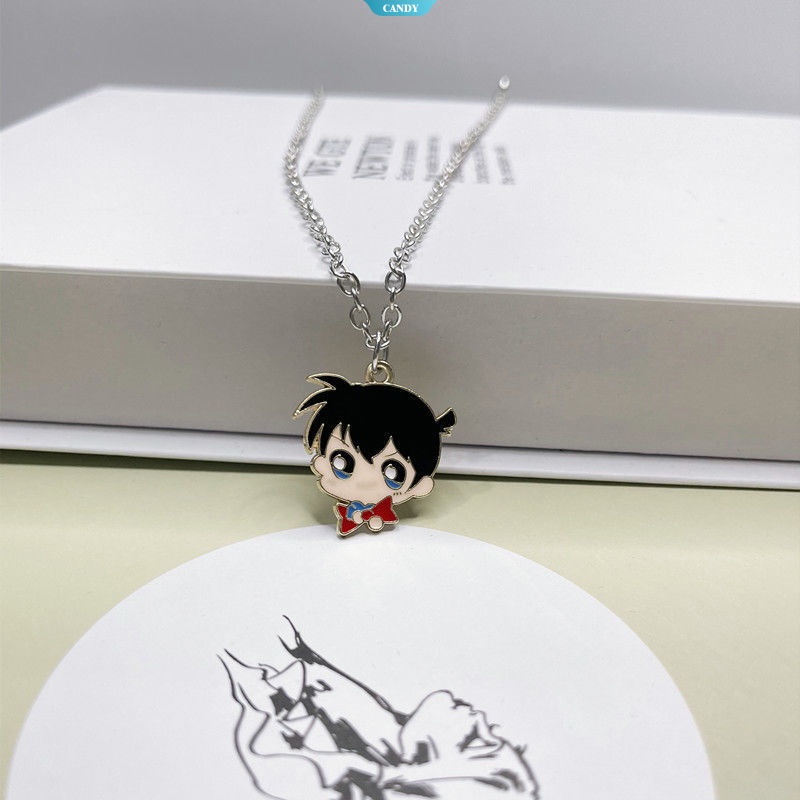 Vòng cổ Mặt Nhân Vật Thám Tử Conan Thời Trang Hip Hop Cho Cặp Đôi