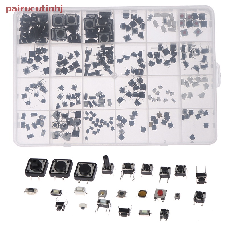 Set 250 Công Tắc Nút Nhấn 25 Kiểu SMD Chuyên Dụng