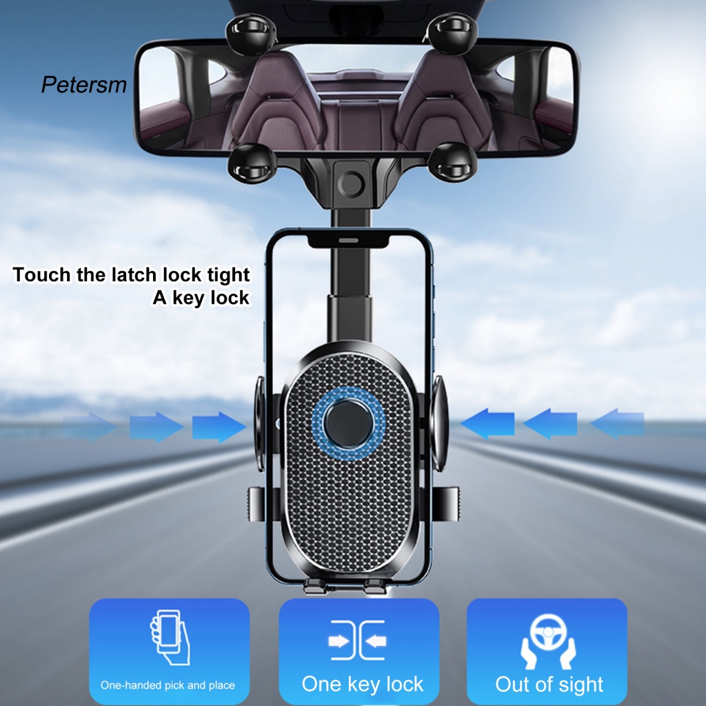 Giá Đỡ Điện Thoại / Gương Chiếu Hậu Bằng ABS Độ Ổn Định Cao Chống Rỉ Sét Tiện