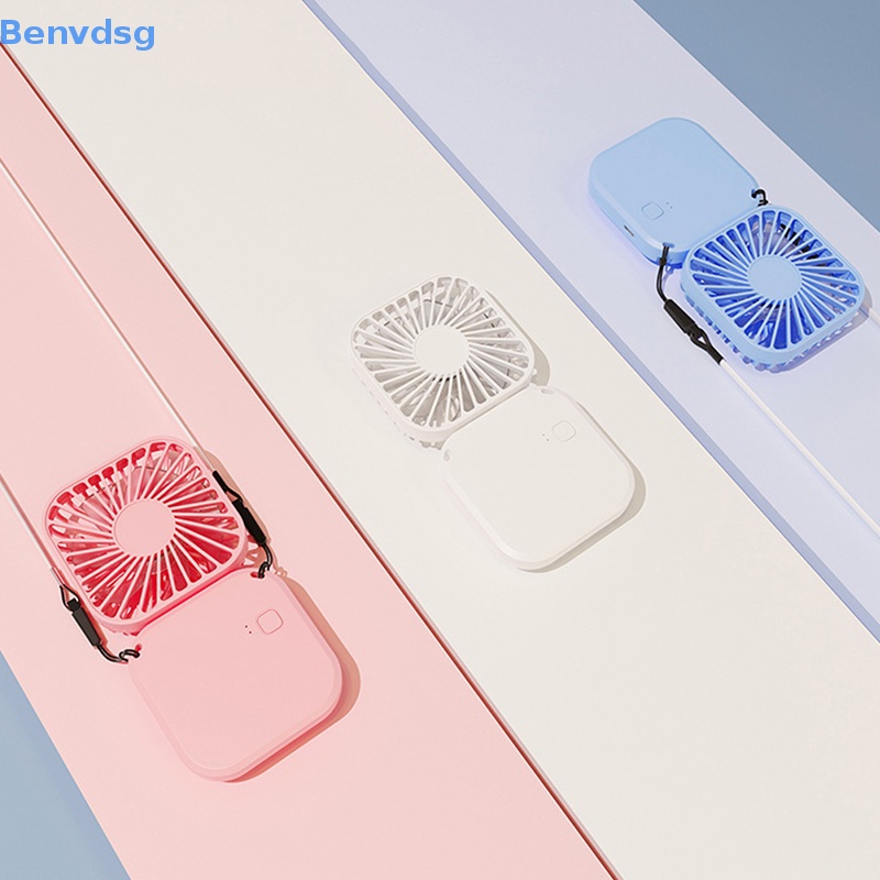 Quạt USB Mini Đeo Cổ Yên Tĩnh Có Thể Gấp Gọn Tiện Dụng