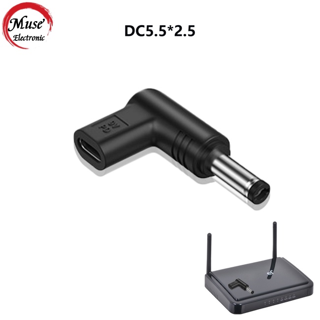 Đầu Nối Chuyển Đổi Nguồn Điện 19.5v Type-C Sang Dc Chuyên Dụng Chất Lượng Cao