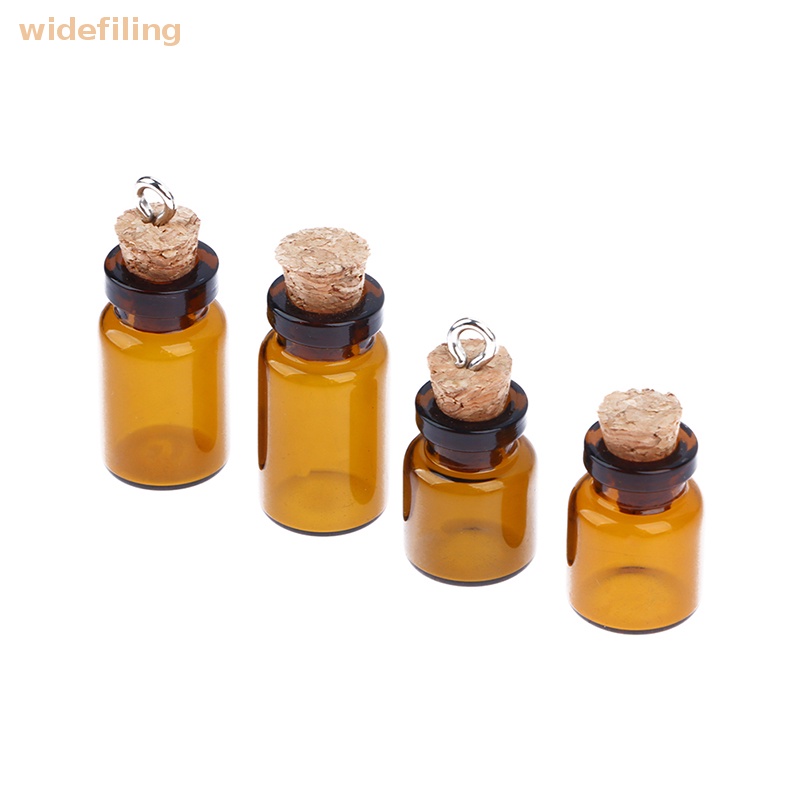 Bộ 10 Lọ Thủy Tinh Mini 1ml / 1.5ml Có Nút Bần