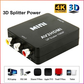 Bộ Chuyển Đổi Video Rca / Cvbs / Av Sang Hdmi 1080p Chuyên Dụng