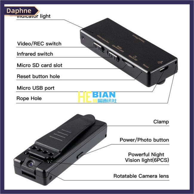 Máy Quay mini z8 hd 1080p dvr Tầm Nhìn Ban Đêm Tiện Dụng