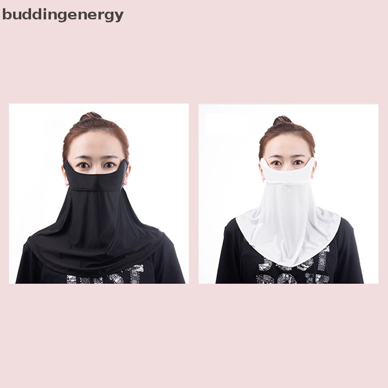 Khẩu Trang Lụa Lạnh Chống Tia UV Thoáng Khí Bảo Vệ Tai Và Cổ