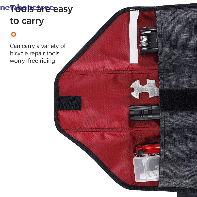 Túi Đựng Dụng Cụ Móc Phía Trước Xe Đạp Tiện Lợi Màu Đen