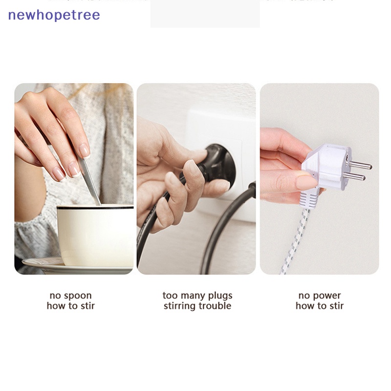 Cốc Khuấy Cà Phê Tự Động Thông Minh Bằng Thép Không Gỉ