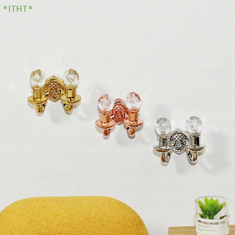 Mô Hình Đèn Treo Tường Hai Đầu Mini Dùng Trang Trí Nhà Búp Bê Mới