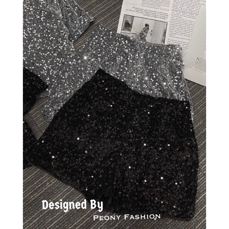 Set áo quần bling nhũ