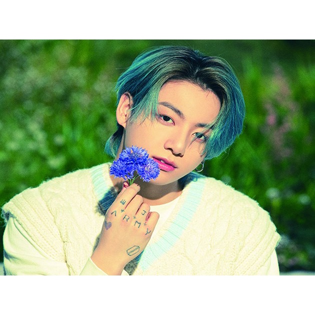 Bộ Tranh Đính Đá 5D Họa Tiết Ngôi Sao Jungkook BTS Hàn Quốc 30 * 40 CM DZDP23691