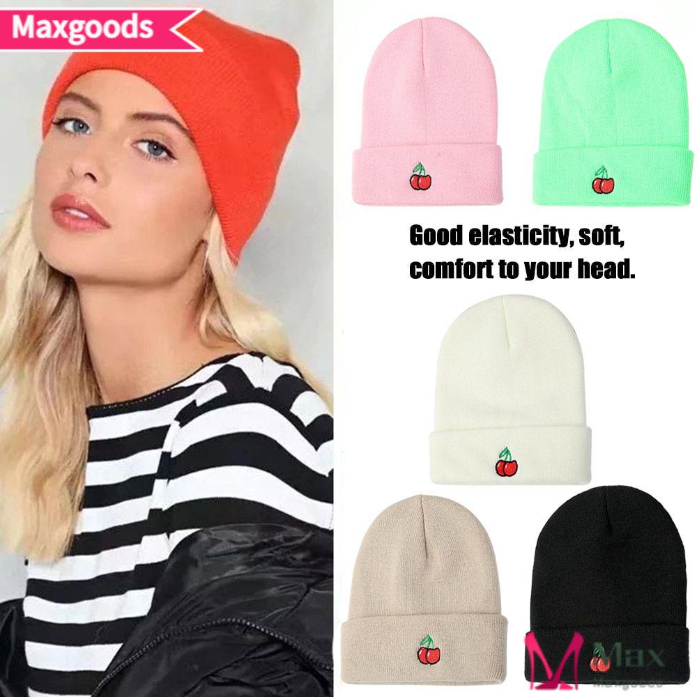 Mũ Beanie Dệt Kim 5 Màu Tùy Chọn Cho Nam / Nữ