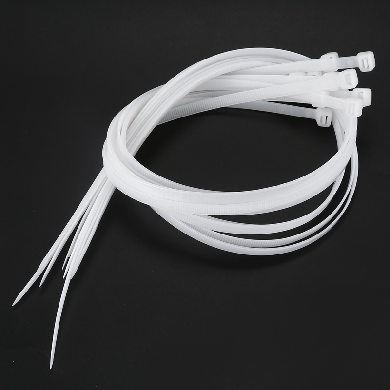10X Extra Long 76Cm Dây buộc cáp màu trắng Zip Wraps touchtouch.vn