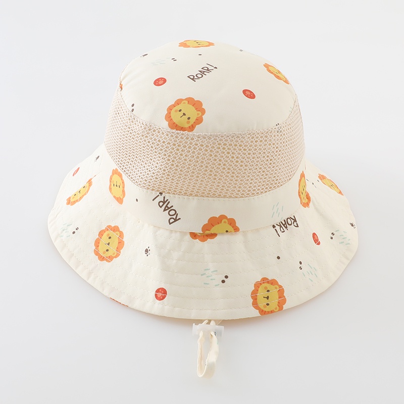 Mũ Chống Nắng Phối Lưới Thoáng Khí Thời Trang Mùa Hè Dành Cho Bé