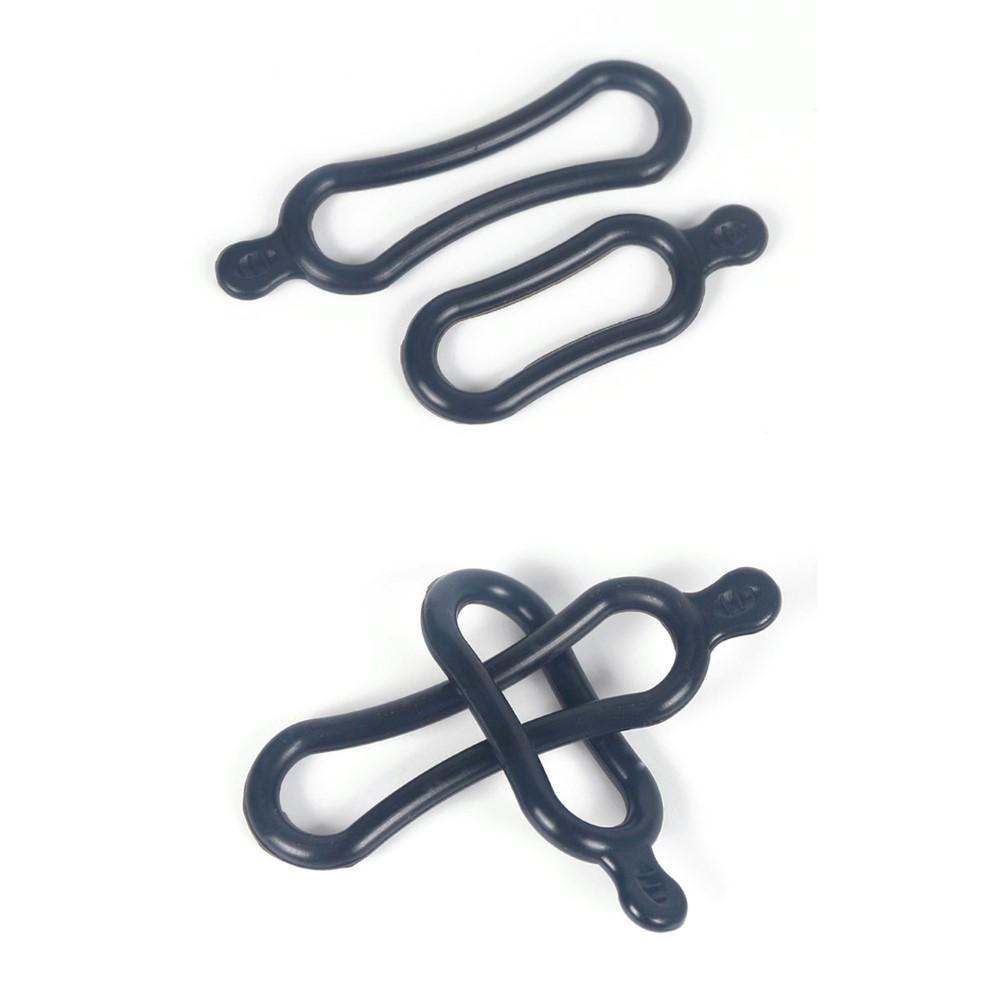 Set 10 Giá Đỡ Đèn Pha Xe Đạp Mini Bằng Cao Su Đa Năng Có Thể Điều Chỉnh