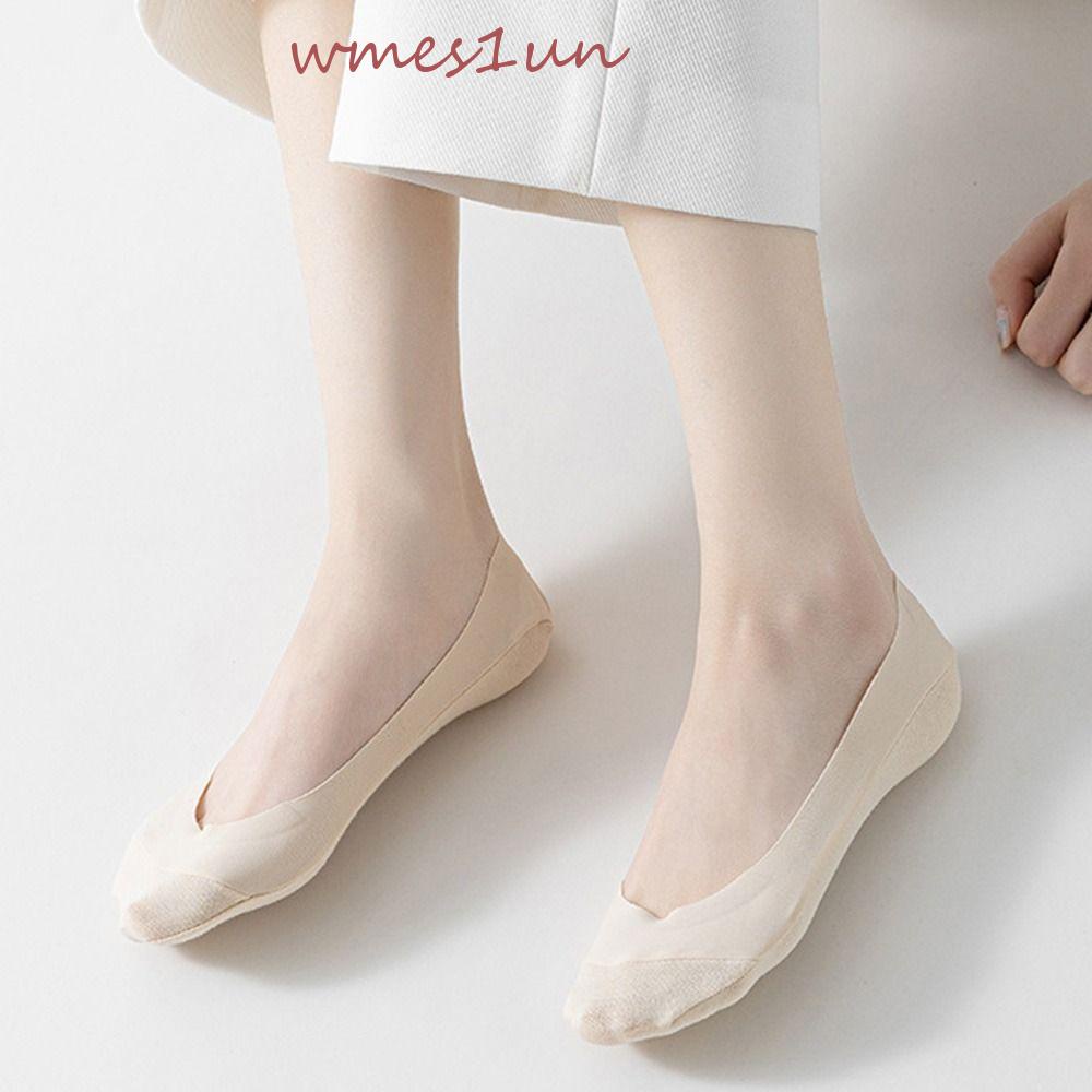 Vớ Thuyền WMES15H Bằng Silicon Lụa Lạnh Mỏng Vô Hình Thoáng Khí Thời Trang