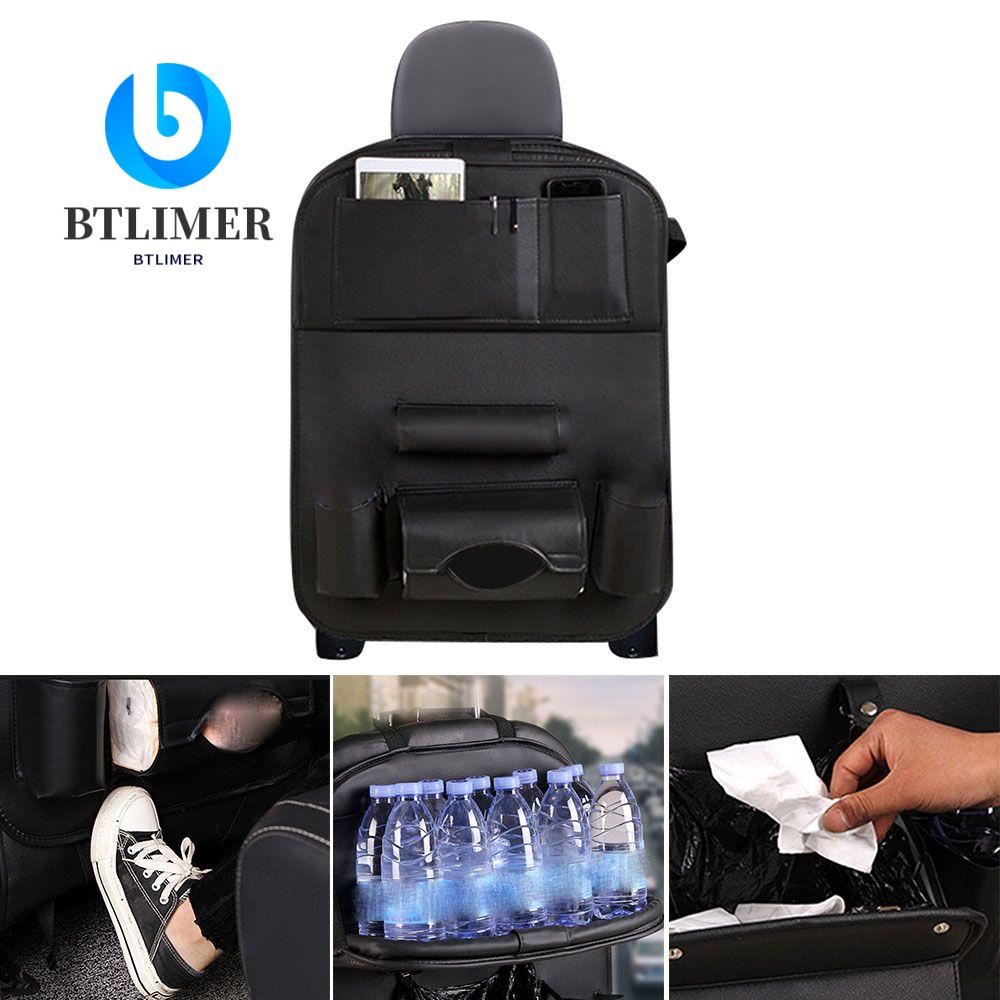 Btlimer Túi Da Đựng Máy Tính Bảng Sợi Nhỏ Bảo Vệ Lưng Đa Năng Cho Xe Hơi