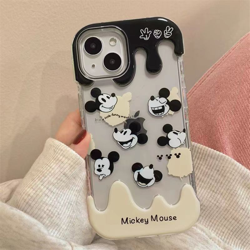 ✅Ốp Điện Thoại Họa Tiết Chuột Mickey 12Qw Cho Iphone13promax / xrproxs14 Niche plus 11