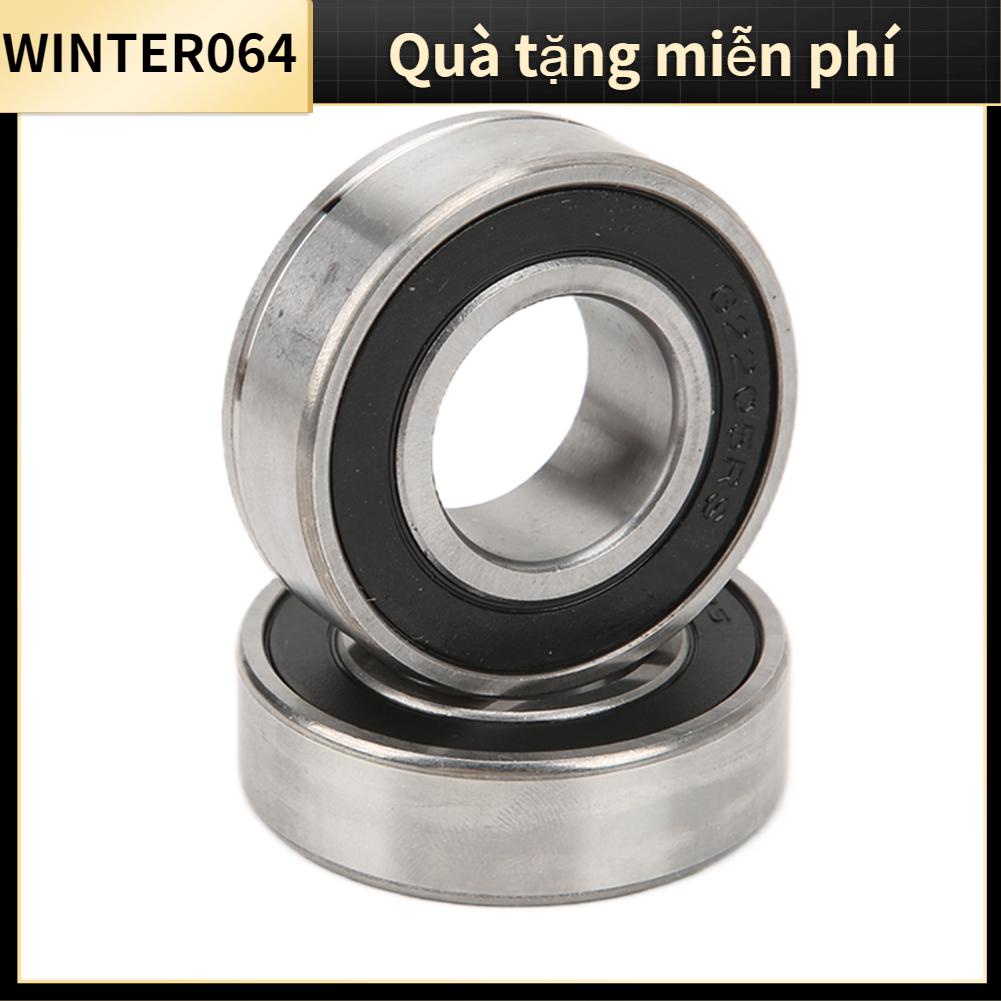 Winter064 Cặp phía trước Phía sau Ổ trục bánh xe bịt kín Vòng bi lăn Thay thế bằng kim loại cho Hugger 00‑03 XLH