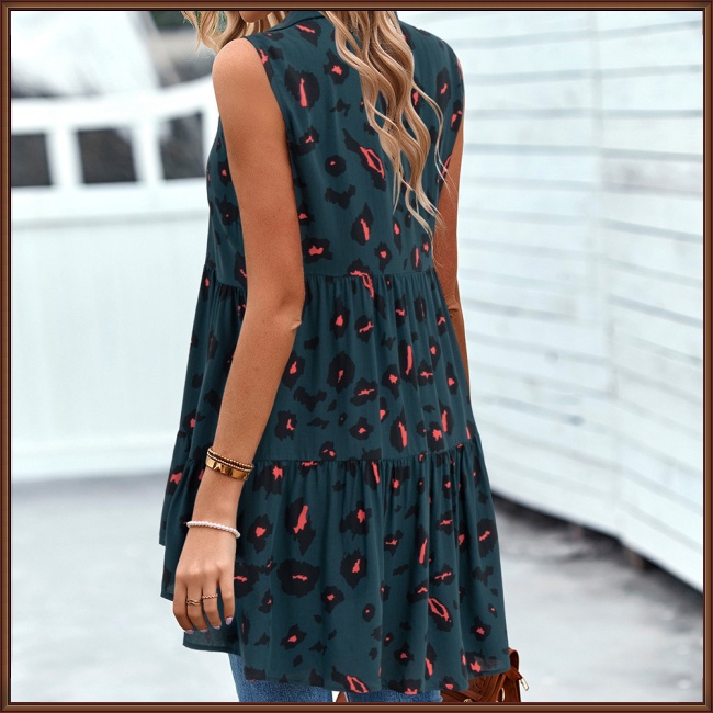 Áo Sơ Mi Không Tay Dáng Rộng Thời Trang Mùa Hè Giản Dị Dành Cho Nữ