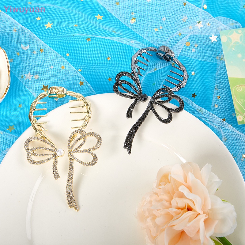 Kẹp Tóc Đính Đá Ngọc Trai Nhân Tạo Thời Trang Dành Cho Nữ