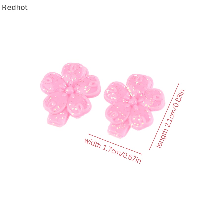 Bộ 2 Kẹp Tóc Hình Hoa Xinh Xắn Cho Búp Bê 1 / 6