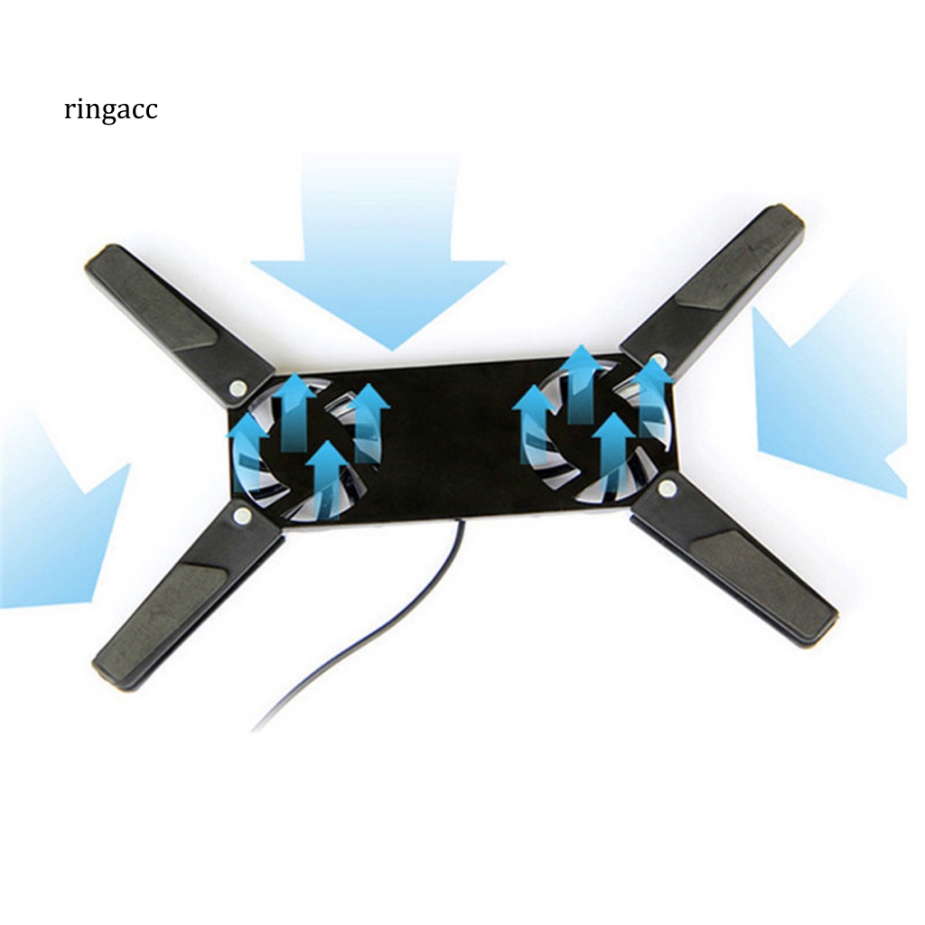 Quạt Tản Nhiệt Bằng ABS Chống Trầy Xước Có Thể Gập Lại Thông Dụng Cho Laptop
