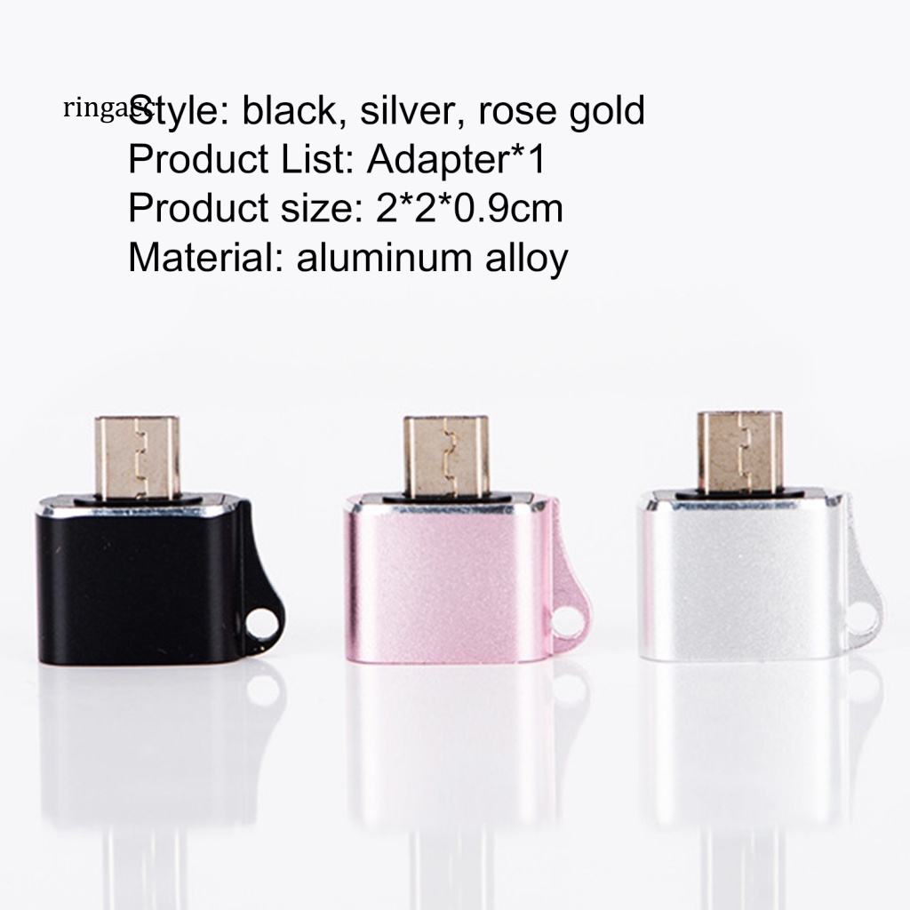 Đầu Chuyển Đổi Cổng Micro USB Sang Cổng USB Cho Điện Thoại Di Động