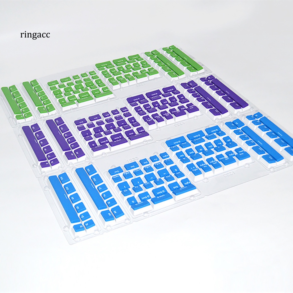 Bàn Phím Cơ 46 Phím FOS Trong Suốt Thoải Mái Chống Mài Mòn Hai Màu Tiện Dụng Cho Văn Phòng