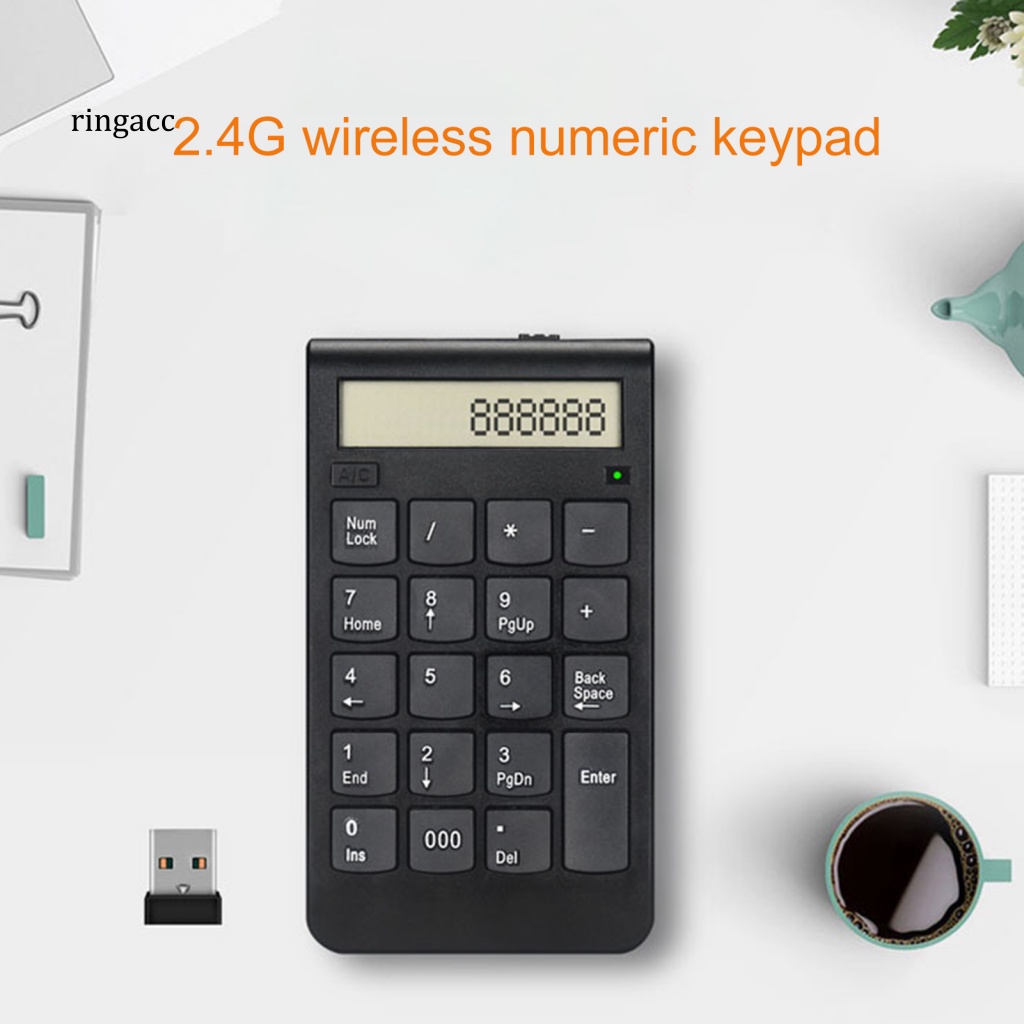 Bàn Phím OEM Không Dây 2.4G 20 Phím Có Thể Sạc Lại Dành Cho Android