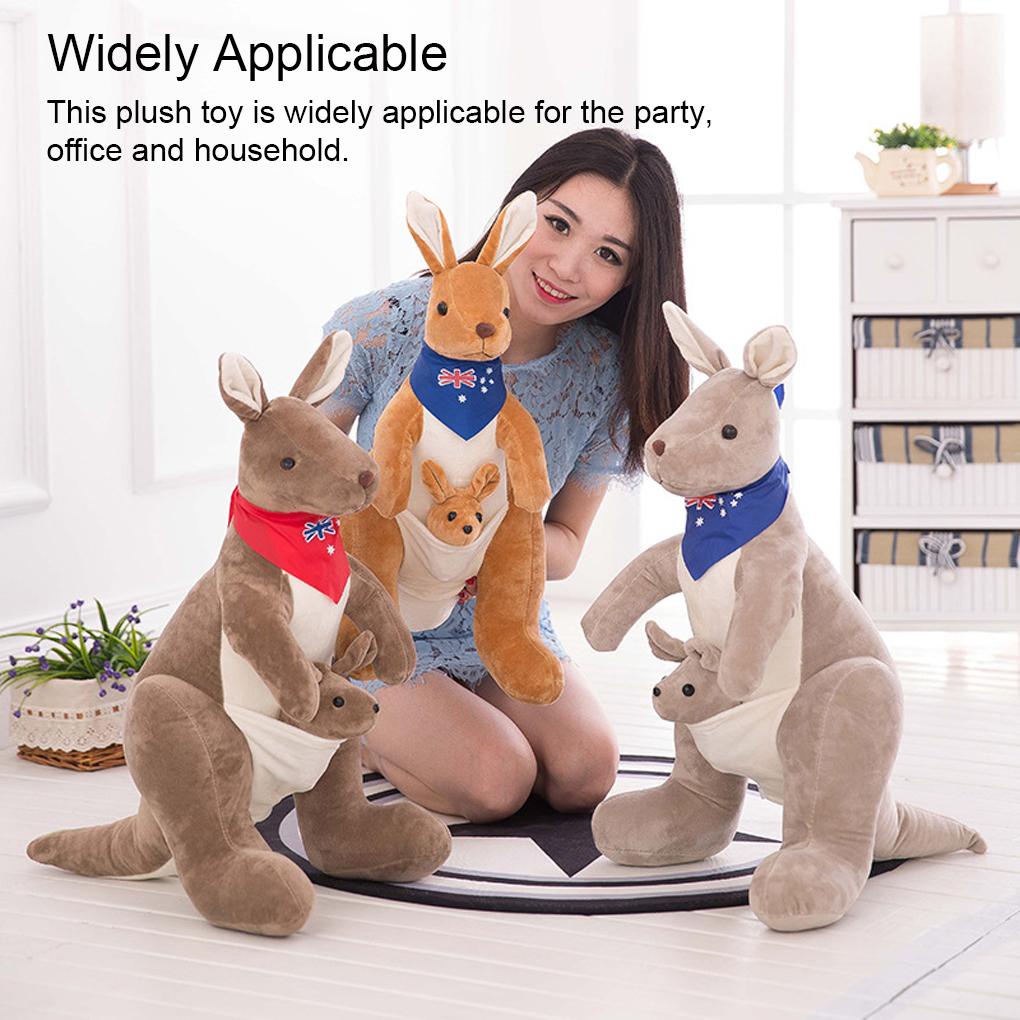 (runbu) Đồ Chơi Thú Nhồi Bông Hoạt Hình Nhiều Màu Sắc Mềm Mại Dễ Thương Tiết Kiệm Không Gian Có Thể Giặt Rửa Dành Cho