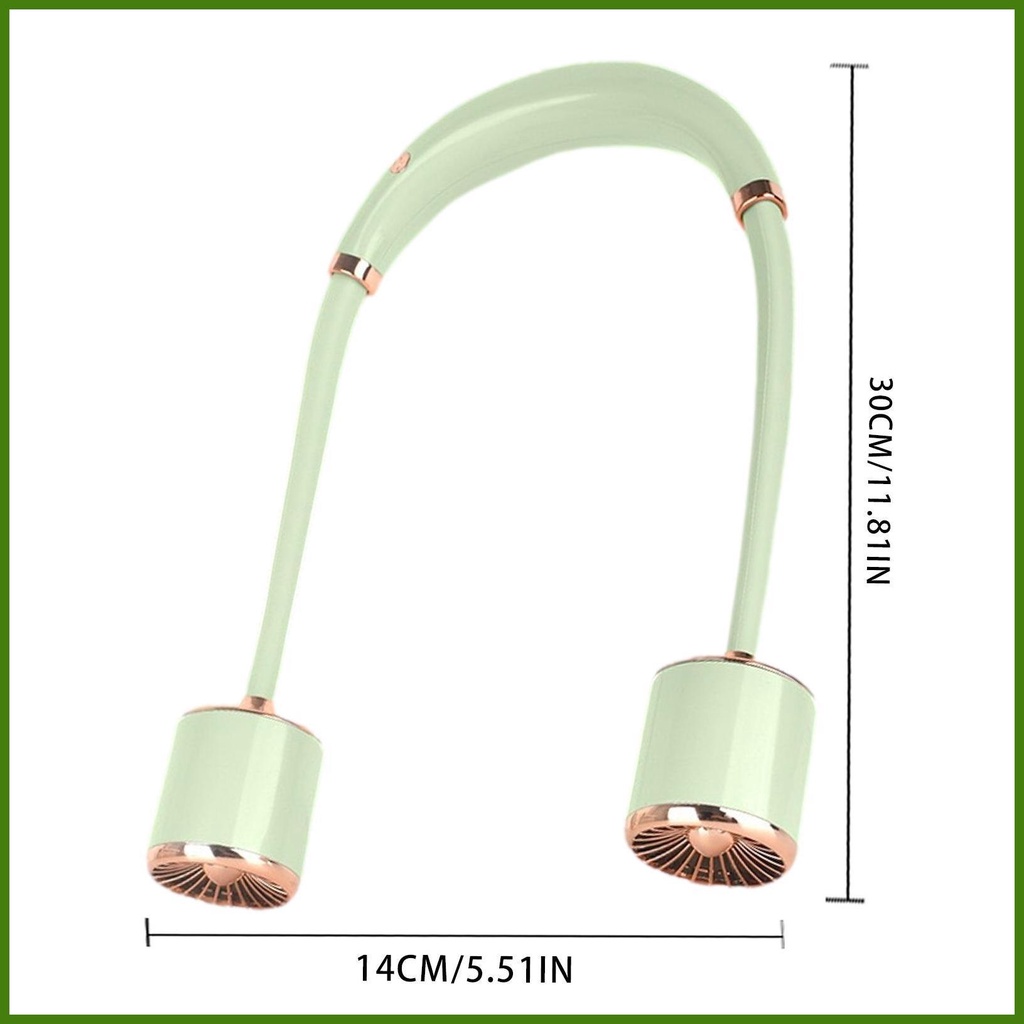 Quạt USB Đeo Cổ Cá Nhân 3 Tốc Độ Nâng Cấp Có Thể Mang Đi Tiện Dụng