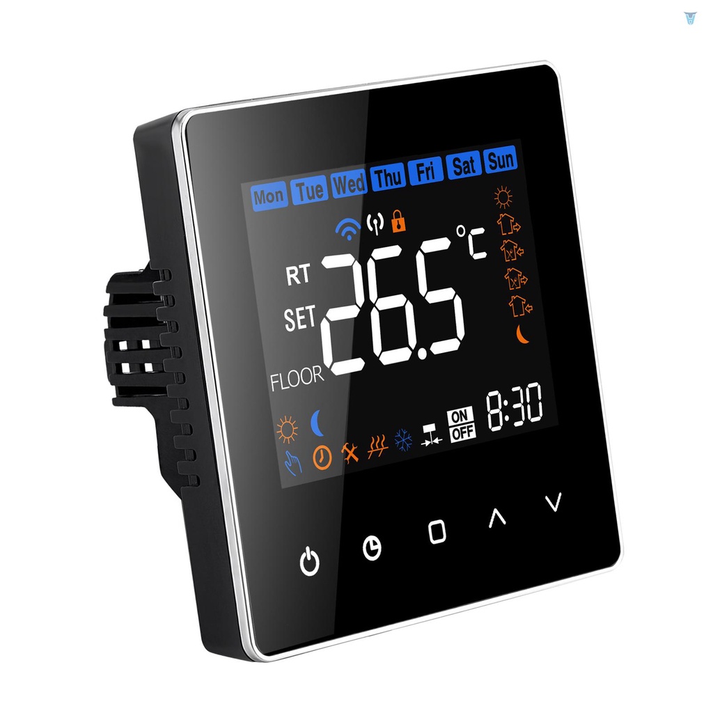 Nhiệt Kế Thông Minh 5A Điều Khiển Bằng Giọng Nói Có Màn Hình LCD Cảm Ứng Tiện Dụng