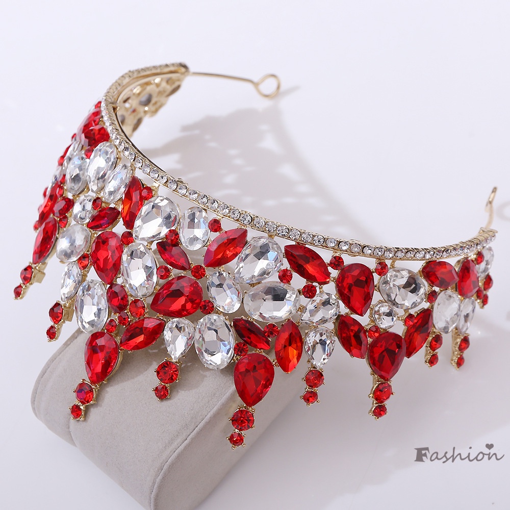 Cài Tóc Hình Vương Miện Đính Đá Lấp Lánh Thời Trang Cho Nữ