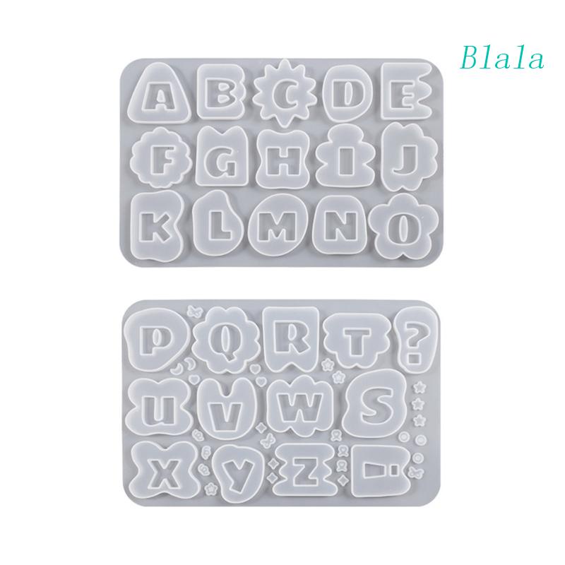 Khuôn Silicone Làm Mặt Dây Chuyền Hình Chữ Cái Có Thể Tái Sử Dụng