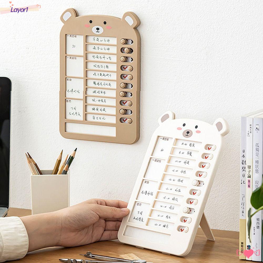 Layor1 Bảng Kế Hoạch Hàng Ngày Lên Kế Hoạch Đa Năng Có Thể Tái Sử Dụng