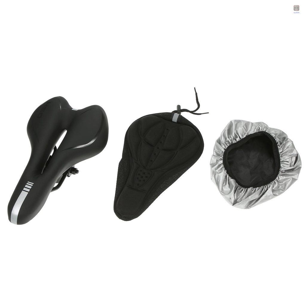 Vỏ Bọc Yên Xe Đạp Bằng Silicon Mềm Thoáng Khí Chống Trượt Chống Thấm Nước Dành Cho Nam Nữ