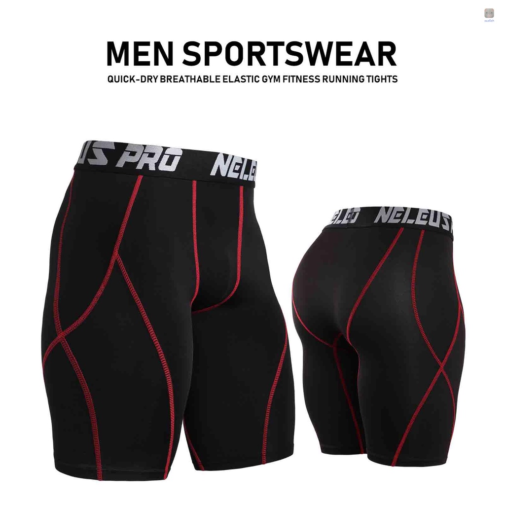 Set 3 Quần Short Thể Thao Nam Chất Liệu Đàn Hồi Nhanh Khô