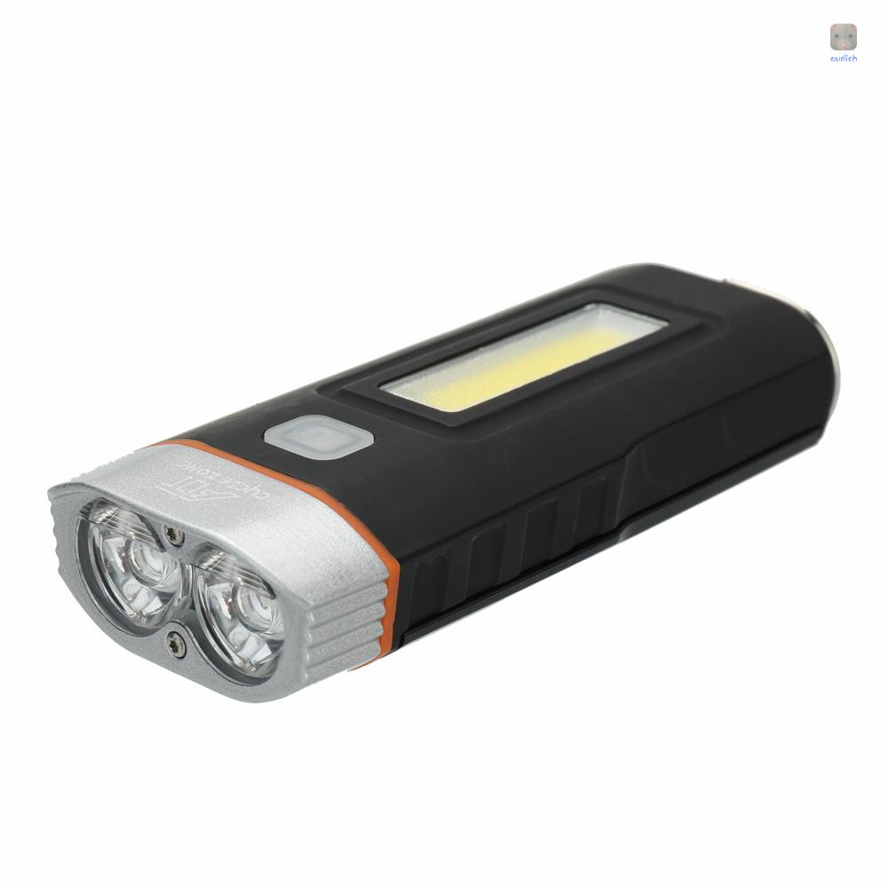 Bộ Đèn Pha Xe Đạp Hai Bóng Led Siêu Sáng Chống Thấm Nước