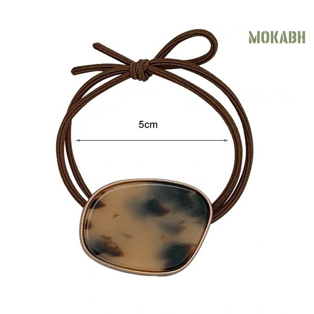 Dây Cột Tóc Hai Lớp Họa Tiết Da Báo Thời Trang Dành Cho Nữ