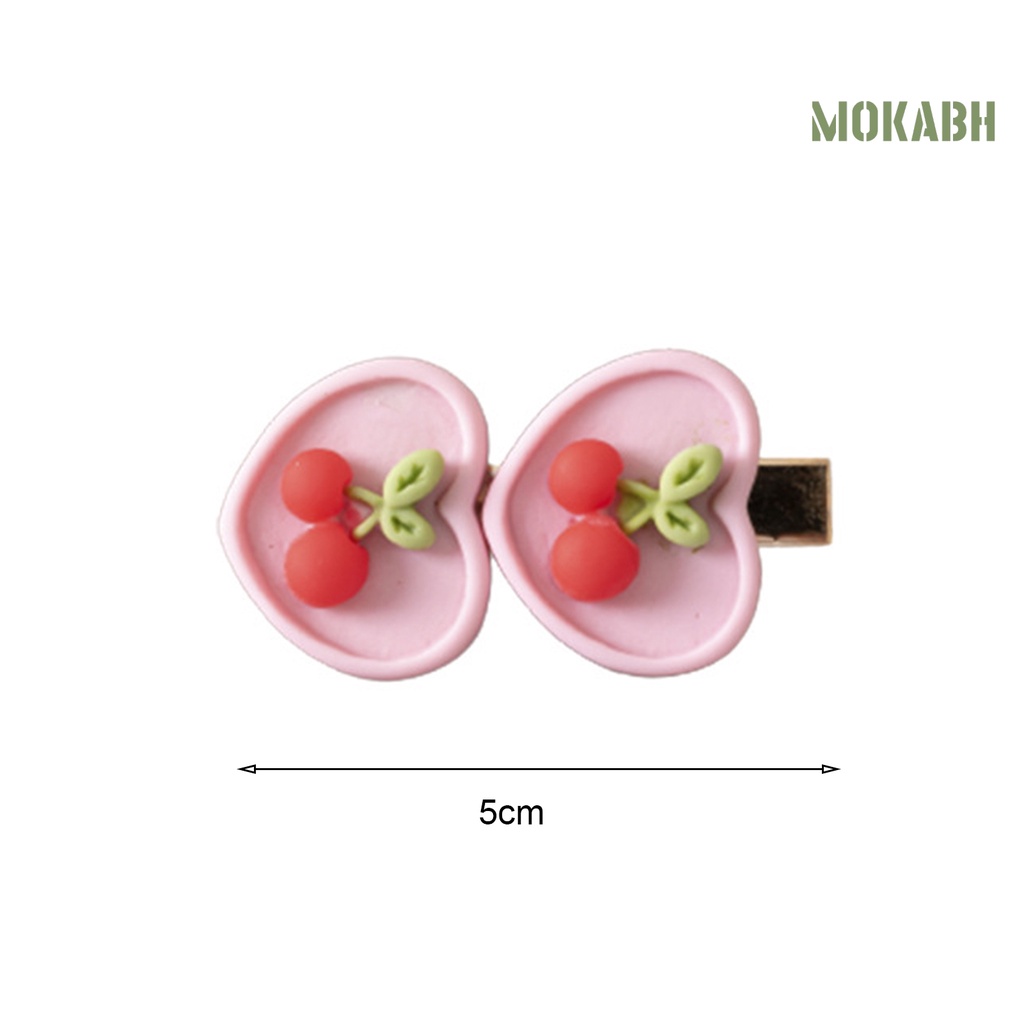 Kẹp Tóc Hình Gấu Hoạt Hình Bằng Thép Không Gỉ Co Giãn Gọn Nhẹ Chống Trượt Cho Bé Gái