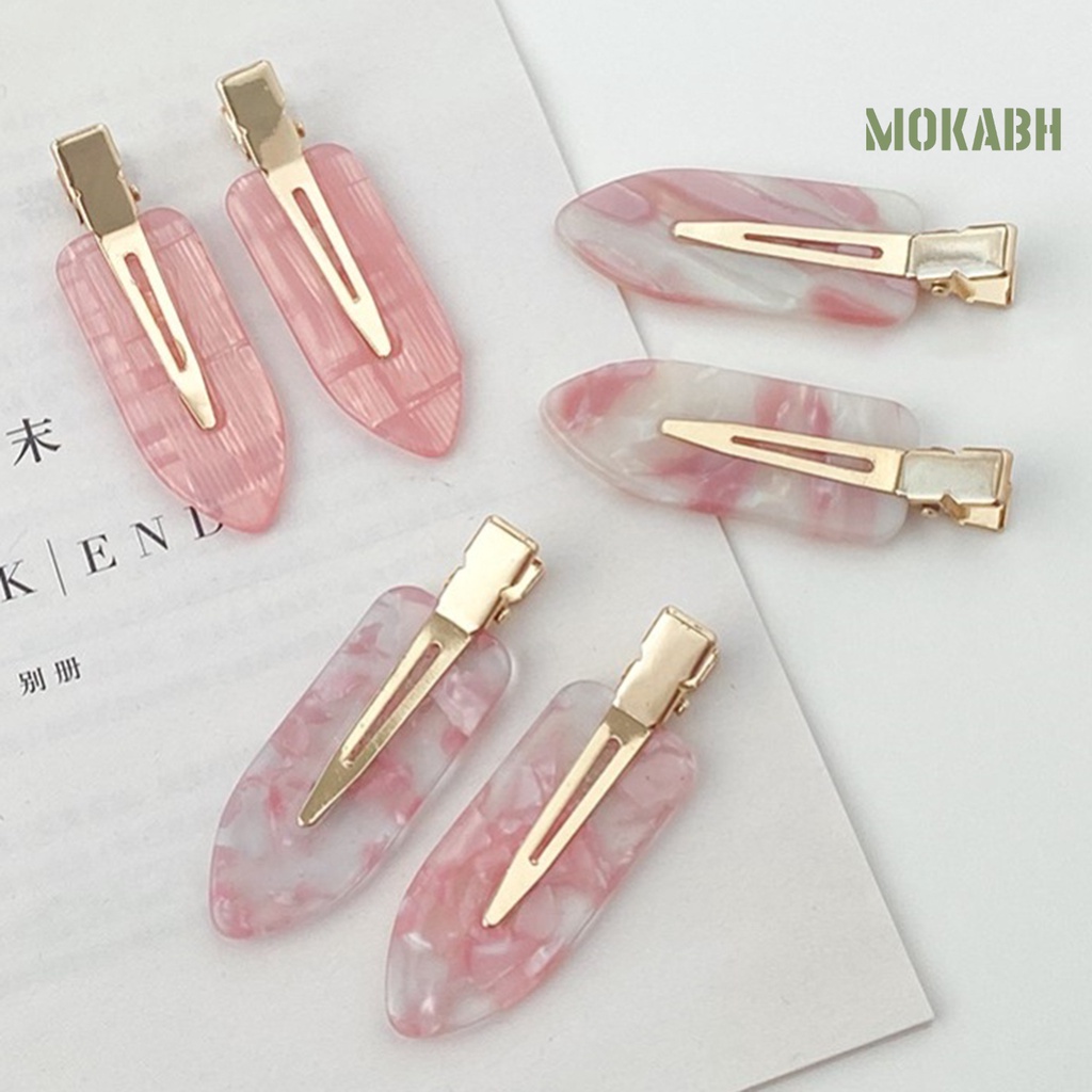 Bộ 2 Kẹp Tóc Acrylic Chống Trượt Phong Cách Hàn Quốc